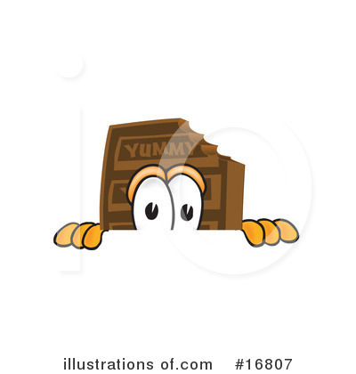 Royalty-Free (RF) Chocolate Character Clipart Illustration by Mascot Junction - Stock Sample #16807