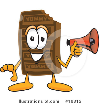 Royalty-Free (RF) Chocolate Character Clipart Illustration by Mascot Junction - Stock Sample #16812