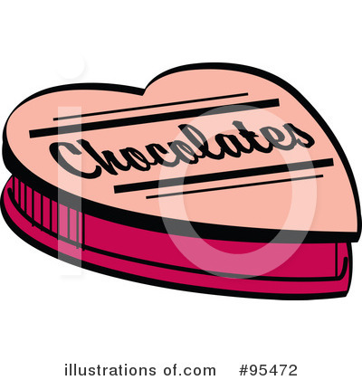 Royalty-Free (RF) Chocolates Clipart Illustration by Andy Nortnik - Stock Sample #95472