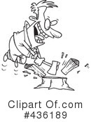 Chopping Wood Clipart #436189 by toonaday