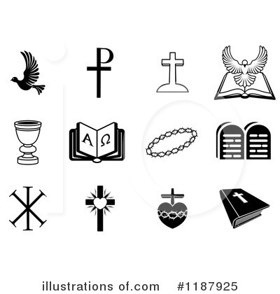 Christian Icons Clipart #1187925 by AtStockIllustration