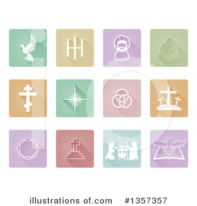 Crucifix Clipart #1357357 by AtStockIllustration