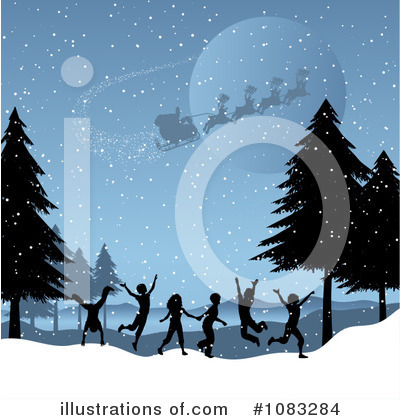 Christmas Background Clipart #1083284 by KJ Pargeter