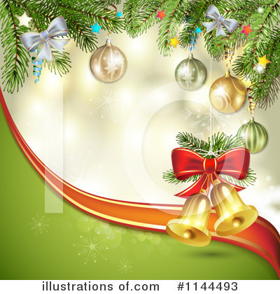 Royalty-Free (RF) Christmas Background Clipart Illustration by merlinul - Stock Sample #1144493