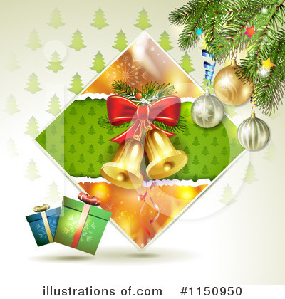 Royalty-Free (RF) Christmas Background Clipart Illustration by merlinul - Stock Sample #1150950