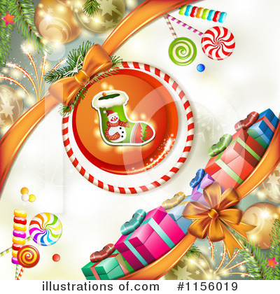Royalty-Free (RF) Christmas Background Clipart Illustration by merlinul - Stock Sample #1156019