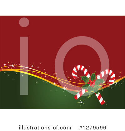 Royalty-Free (RF) Christmas Background Clipart Illustration by Pushkin - Stock Sample #1279596