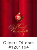 Christmas Background Clipart #1281194 by KJ Pargeter