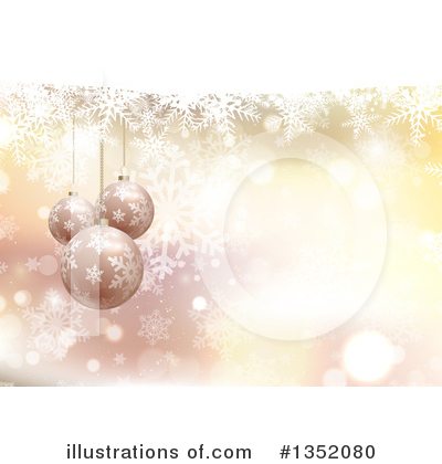 Snowflakes Clipart #1352080 by KJ Pargeter