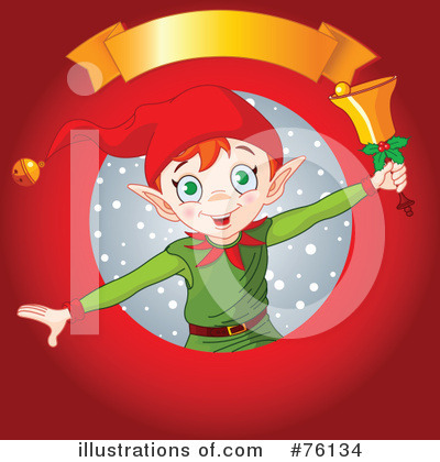 Royalty-Free (RF) Christmas Background Clipart Illustration by Pushkin - Stock Sample #76134