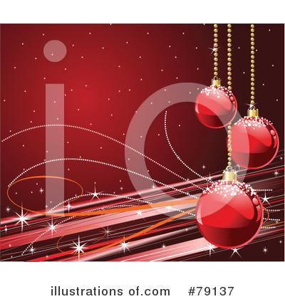 Royalty-Free (RF) Christmas Background Clipart Illustration by Pushkin - Stock Sample #79137