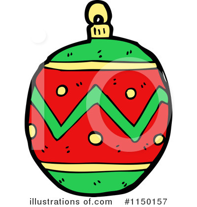 Royalty-Free (RF) Christmas Bauble Clipart Illustration by lineartestpilot - Stock Sample #1150157