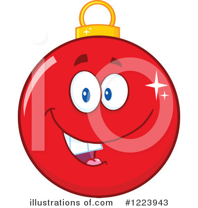 Royalty-Free (RF) Christmas Bauble Clipart Illustration by Hit Toon - Stock Sample #1223943