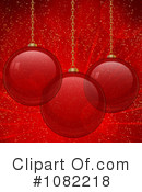 Christmas Baubles Clipart #1082218 by elaineitalia