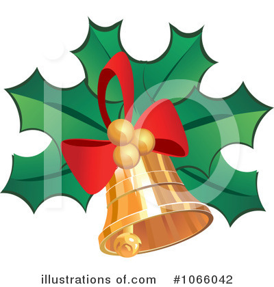 Christmas Bells Clipart #1066042 by Vector Tradition SM