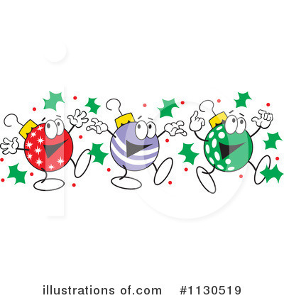 Christmas Bulb Clipart #1130519 by Johnny Sajem