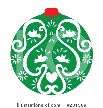 Christmas Ornament Clipart #231309 by Cherie Reve