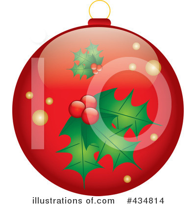 Royalty-Free (RF) Christmas Bulb Clipart Illustration by Pams Clipart - Stock Sample #434814