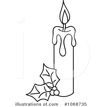Christmas Candle Clipart #1068735 by Rosie Piter