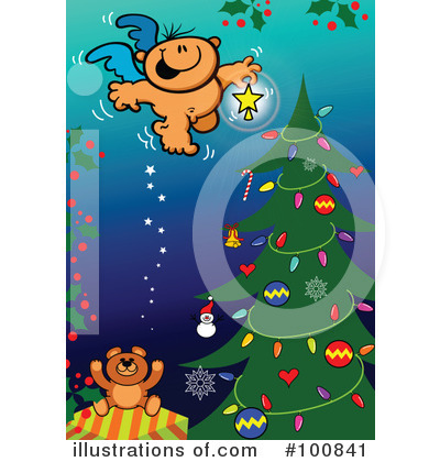 Royalty-Free (RF) Christmas Clipart Illustration by Zooco - Stock Sample #100841