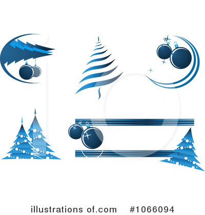 Christmas Ornaments Clipart #1066094 by Vector Tradition SM