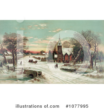 Royalty-Free (RF) Christmas Clipart Illustration by JVPD - Stock Sample #1077995