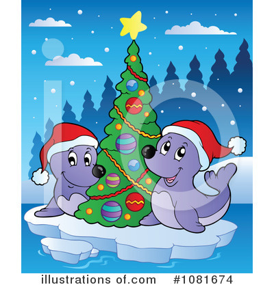 Royalty-Free (RF) Christmas Clipart Illustration by visekart - Stock Sample #1081674