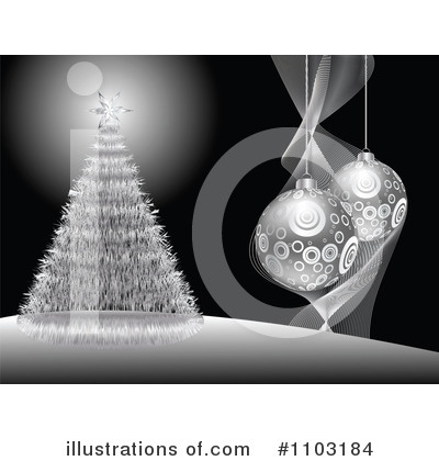 Christmas Tree Clipart #1103184 by Andrei Marincas