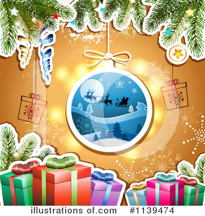 Royalty-Free (RF) Christmas Clipart Illustration by merlinul - Stock Sample #1139474