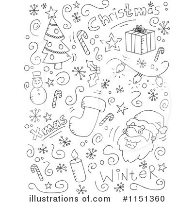 Royalty-Free (RF) Christmas Clipart Illustration by Cory Thoman - Stock Sample #1151360