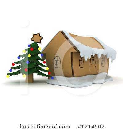 Christmas House Clipart #1214502 by KJ Pargeter