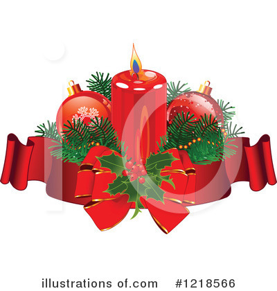 Christmas Candle Clipart #1218566 by Pushkin