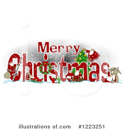 Royalty-Free (RF) Christmas Clipart Illustration by djart - Stock Sample #1223251