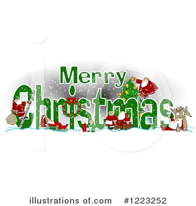 Royalty-Free (RF) Christmas Clipart Illustration by djart - Stock Sample #1223252
