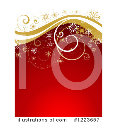 Christmas Background Clipart #1223657 by KJ Pargeter