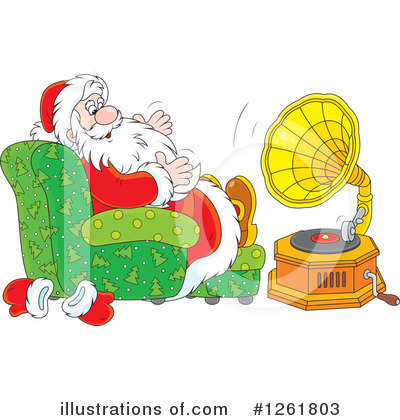 Royalty-Free (RF) Christmas Clipart Illustration by Alex Bannykh - Stock Sample #1261803