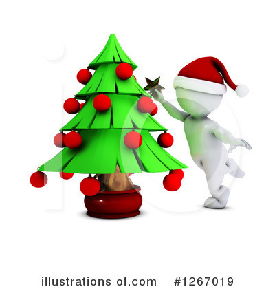 Christmas Tree Clipart #1267019 by KJ Pargeter