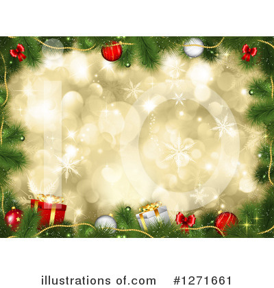 Christmas Gift Clipart #1271661 by KJ Pargeter