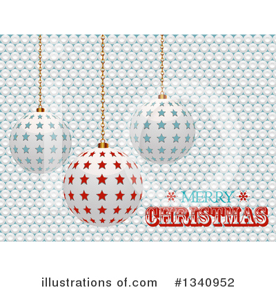 Christmas Ornaments Clipart #1340952 by elaineitalia