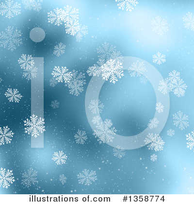 Snowing Clipart #1358774 by KJ Pargeter