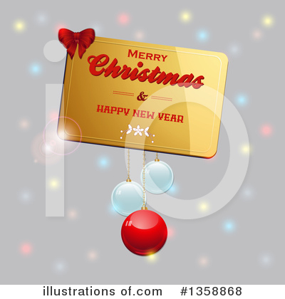 Merry Christmas Clipart #1358868 by elaineitalia