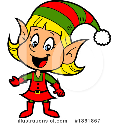 Royalty-Free (RF) Christmas Clipart Illustration by Clip Art Mascots - Stock Sample #1361867