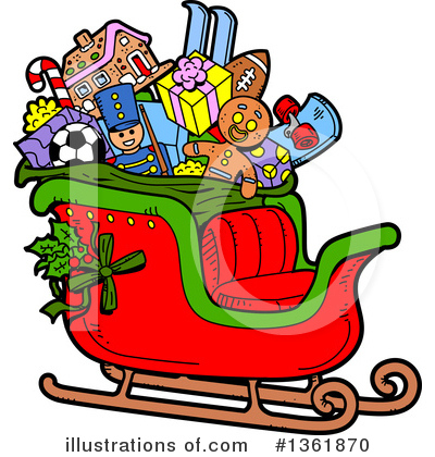 Gingerbread House Clipart #1361870 by Clip Art Mascots