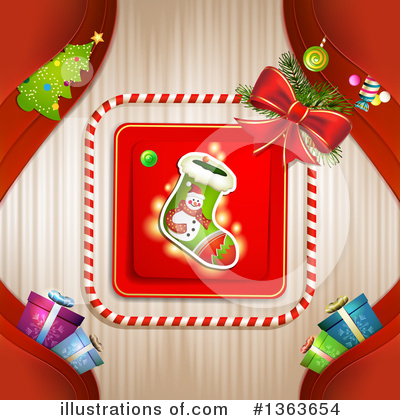 Christmas Stocking Clipart #1363654 by merlinul