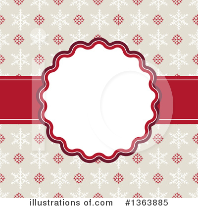 Snowflake Background Clipart #1363885 by vectorace