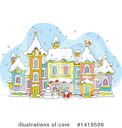 Royalty-Free (RF) Christmas Clipart Illustration by Alex Bannykh - Stock Sample #1419500