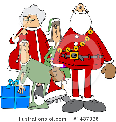 Royalty-Free (RF) Christmas Clipart Illustration by djart - Stock Sample #1437936