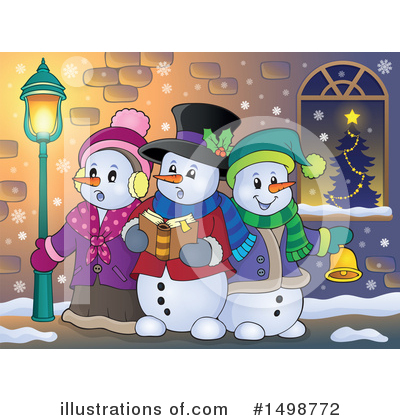 Christmas Carols Clipart #1498772 by visekart