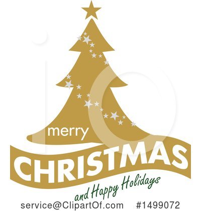Christmas Greetings Clipart #1499072 by dero
