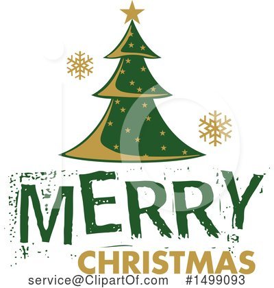 Merry Christmas Clipart #1499093 by dero
